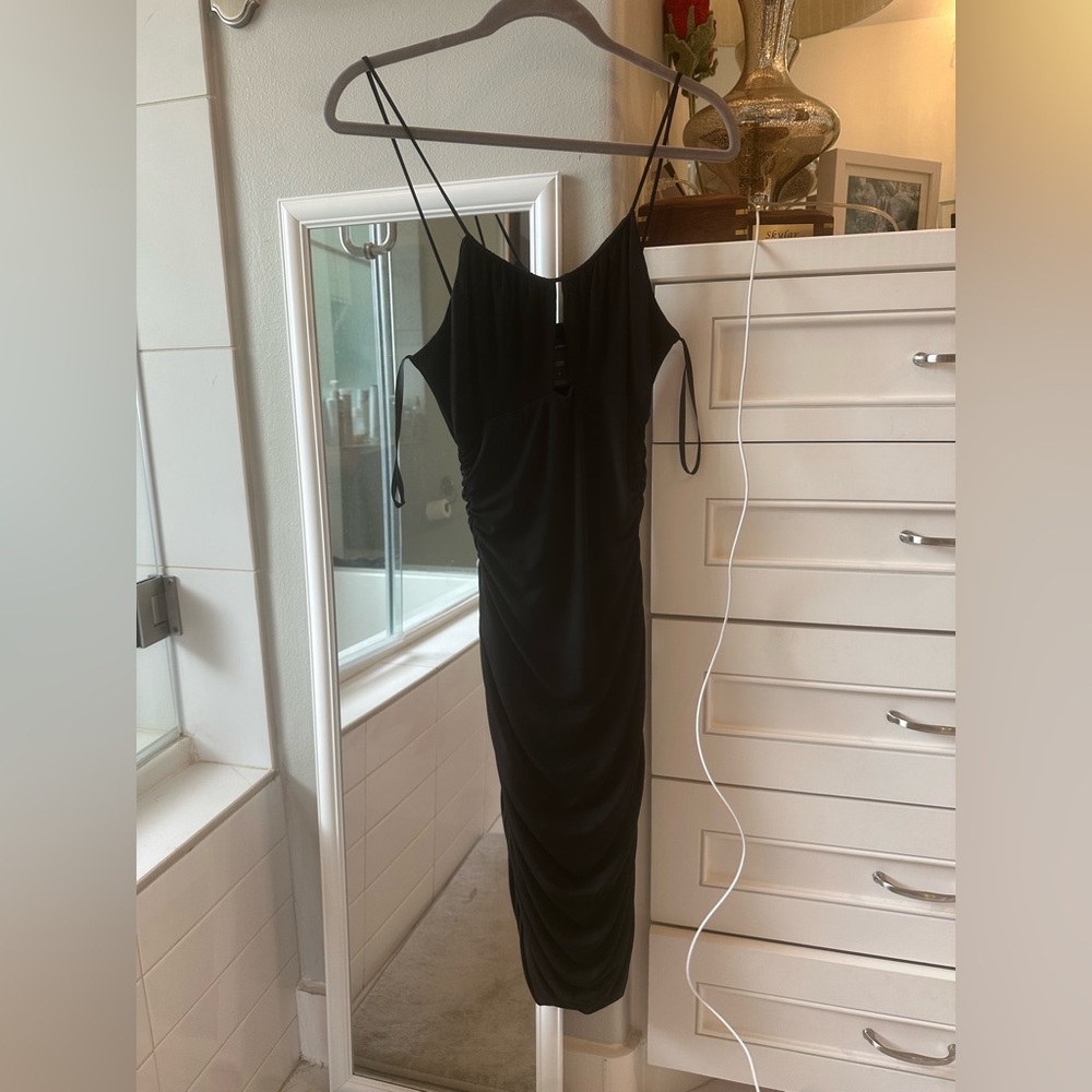 Moda International Black Backless Dress